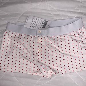 Brandy Melville Heart Shorts